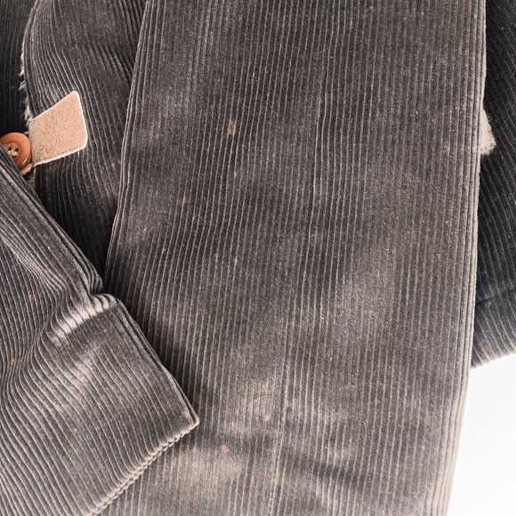 Vintage Mighty Mac Cape Ann Corduroy Men 36 Jacket Coat Faux Fur Lined Boating - Picture 8 of 13